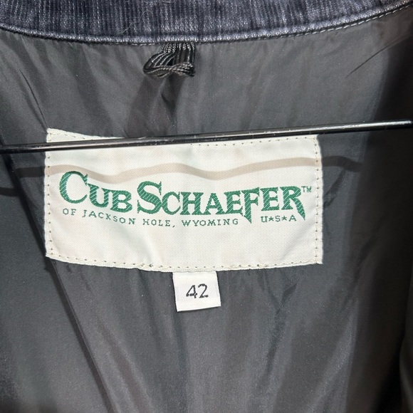 Vintage Cub Schaefer Schaefer Outfitters Original Drifter Coat Grey Black SZ 42 - Picture 15 of 16